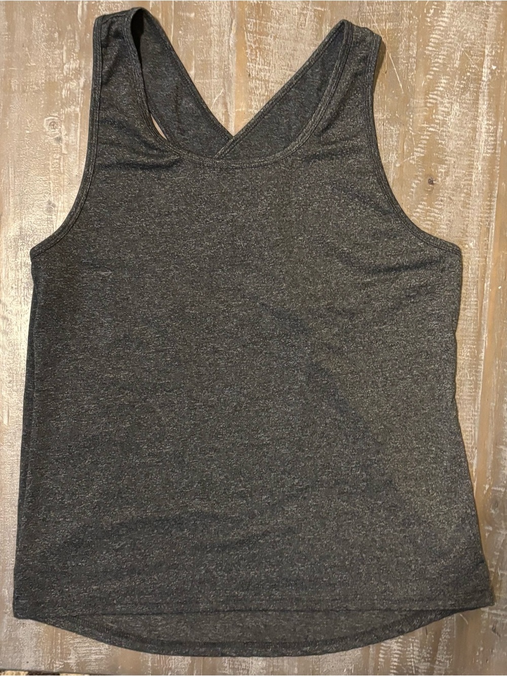 Dark Gray Racerback Flowy Athletic Tank size XL
